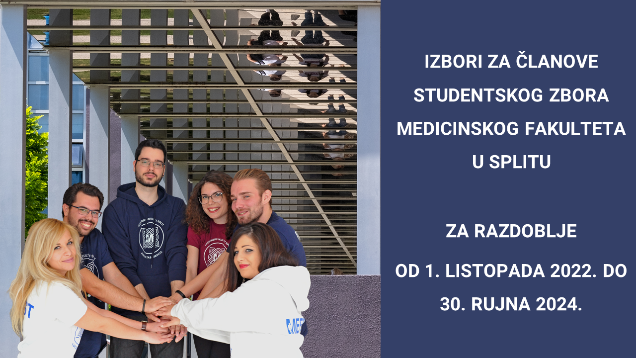 Izbori za članove Studentskog zbora Medicinskog fakulteta u Splitu